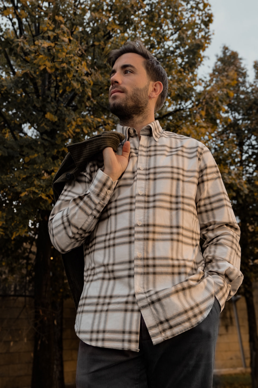 Camicia fantasia da uomo made in italy