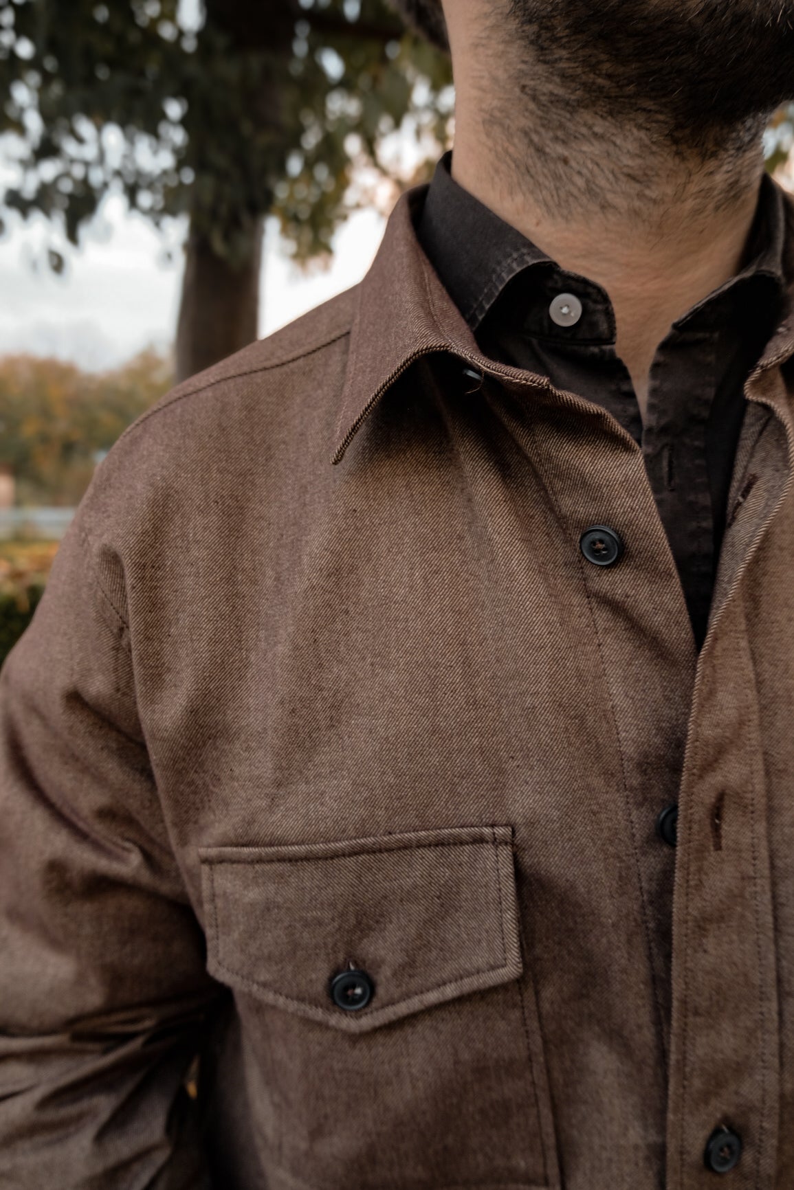 COTTON OVERSHIRT