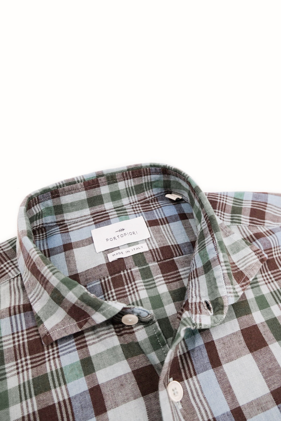 CAMICIA FANTASIA MISTO LINO