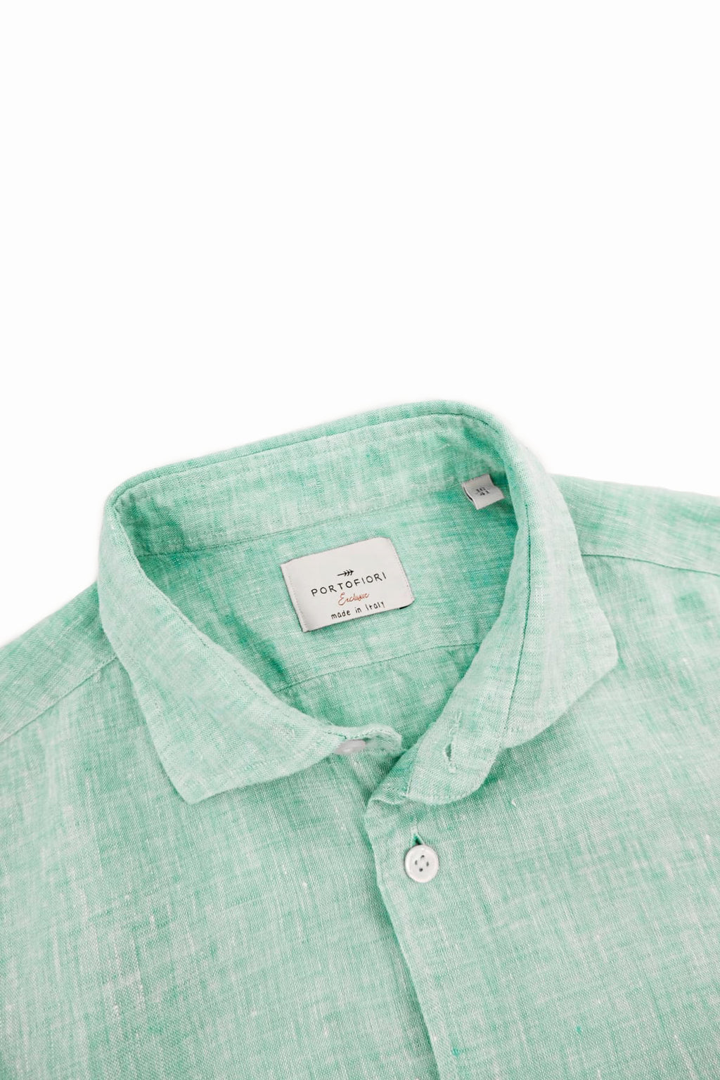 Camicia lino verde uomo– 100% lino