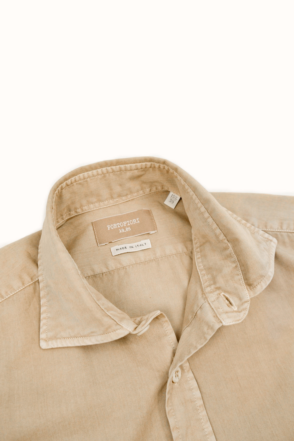 CAMICIA-UOMO-COTONE-WASH-BEIGE