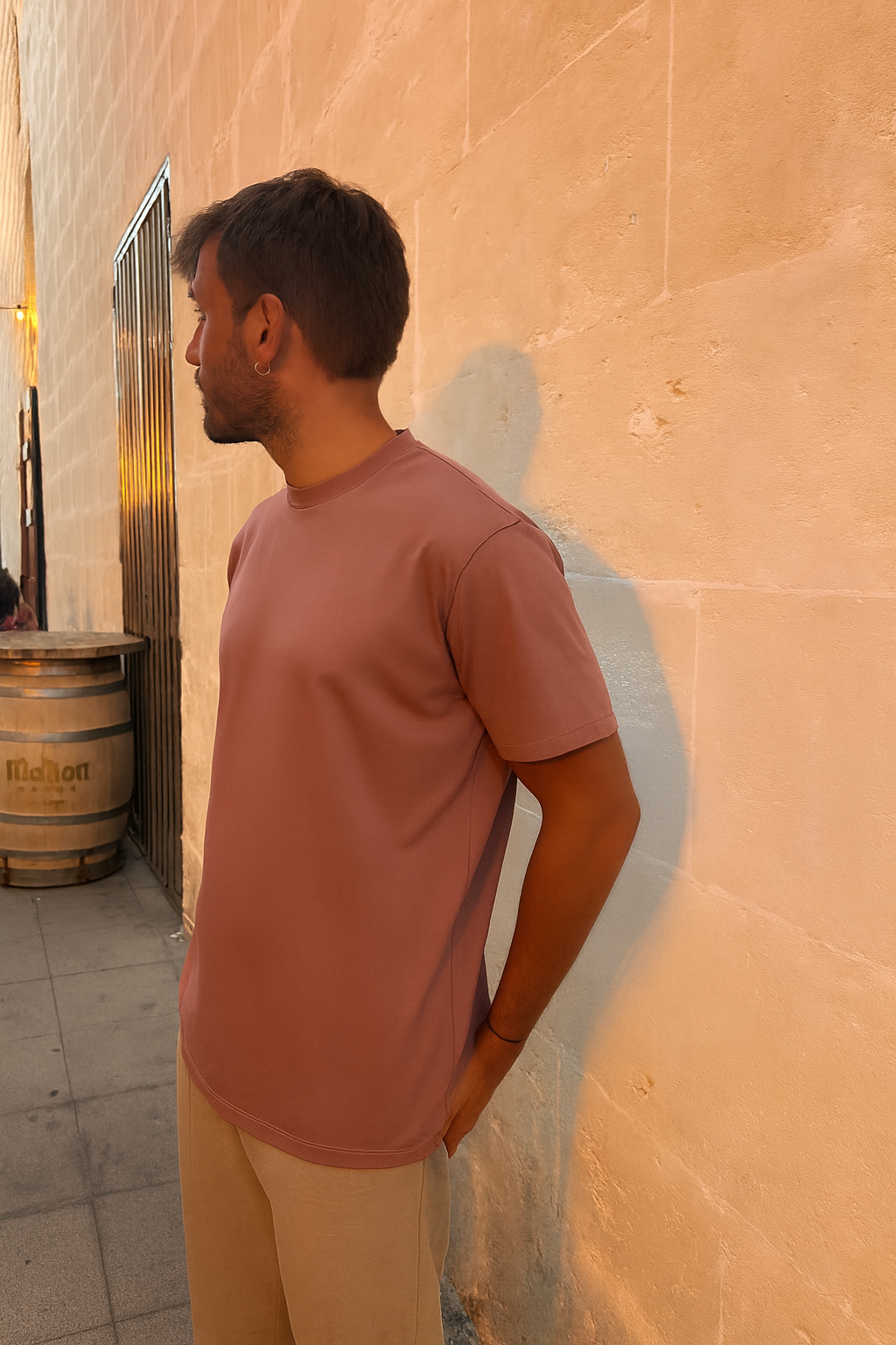 T shirt in cotone supima da uomo Made in Italy 