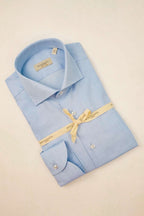 camicia uomo bianca royal oxford cotone made in italy