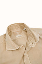 camicia da donna in gabardina di cotone made in italy