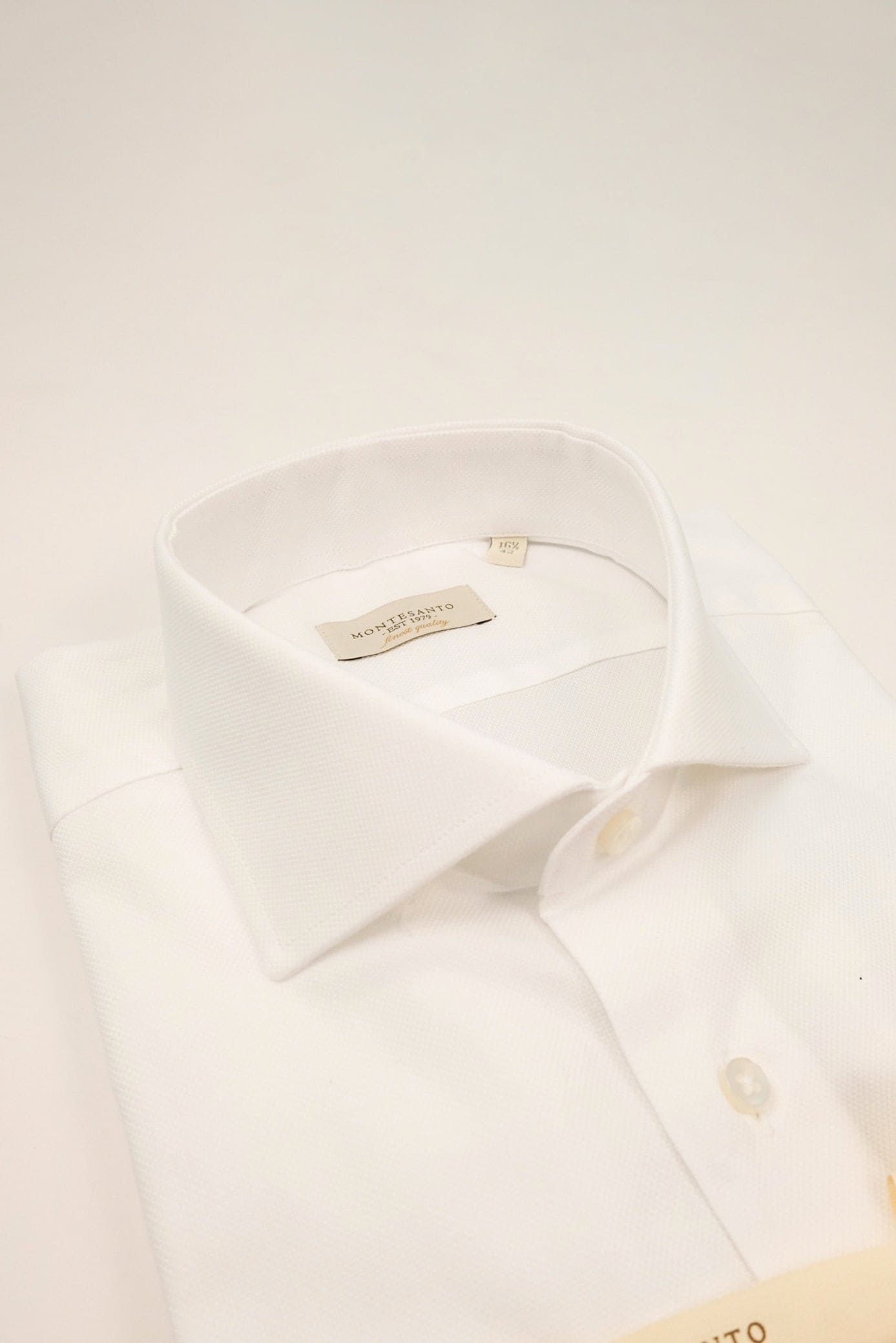 camicia uomo bianca royal oxford cotone made in italy