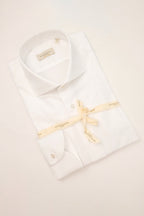 camicia uomo bianca royal oxford cotone made in italy
