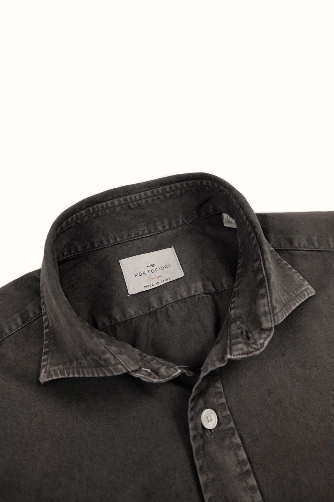 camicia da donna in gabardina di cotone made in italy