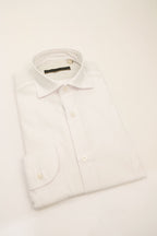camicia da donna in cotone popeline bianca made in italy