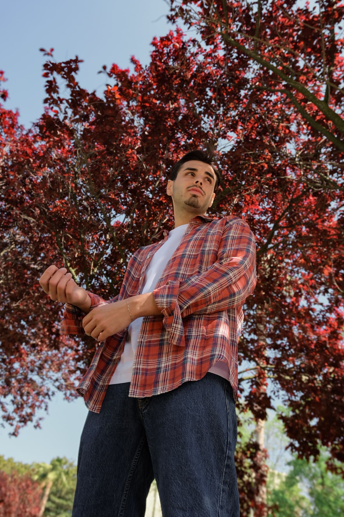 camicia-uuom-quadro-lino-portofiori-outfit-quadro-casual-italy-italia-madeinitaly