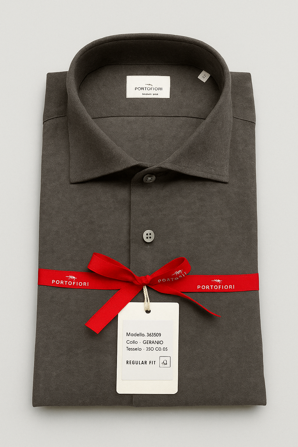 Hellblaues Oxford-Hemd aus Baumwolle