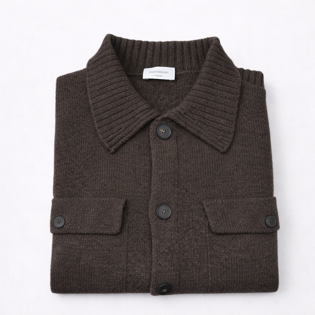 camicia-maglione-moro-lana-uomo-made-in-italy-piegata