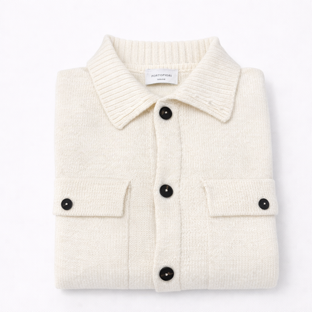 camicia-maglione-panna-lana-uomo-made-in-italy-piegata