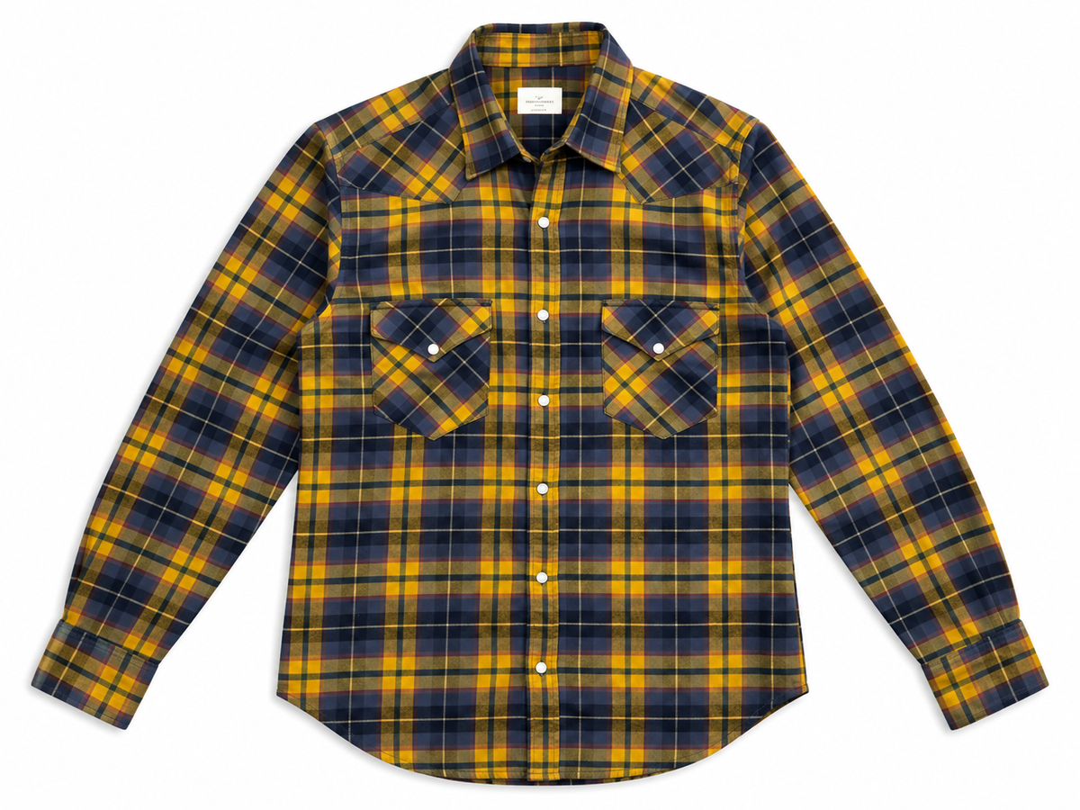 Camicia texana a quadri