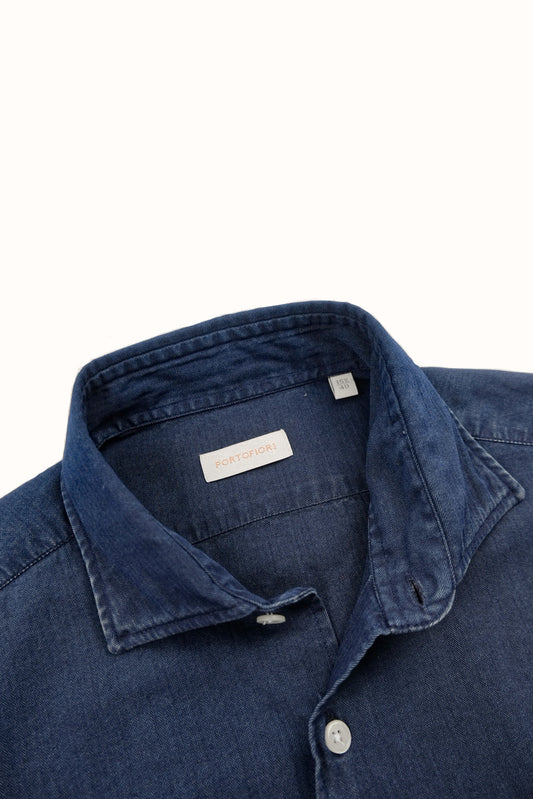 CAMICIA DENIM SPIGATO