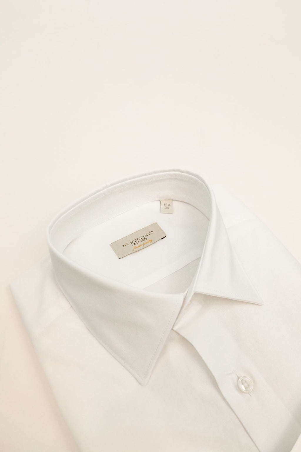 Camicia classica bianca uomo in cotone popeline elasticizzato