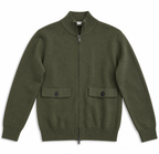 maglione-bomber-uomo-lana-cotone-verde-davanti