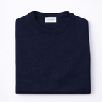 maglione-girocollo-blu-lana-cashmere-uomo-made-in-italy-piegato