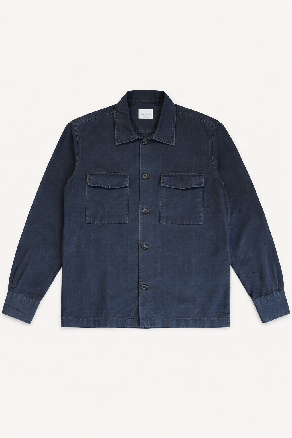 Overshirt in Cotone Lavato