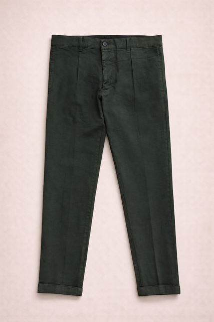 pantalone-cotone-verde-uomo-made-in-italy-still-life