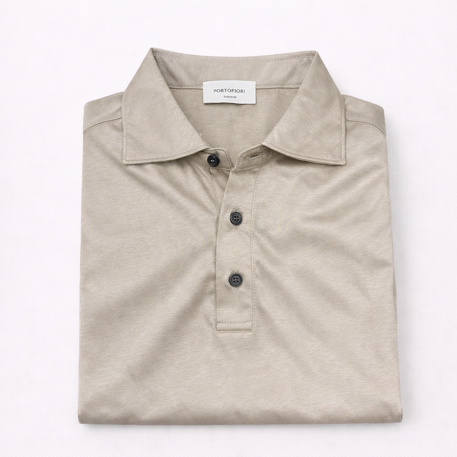 polo-cotone-beige-uomo-made-in-italy