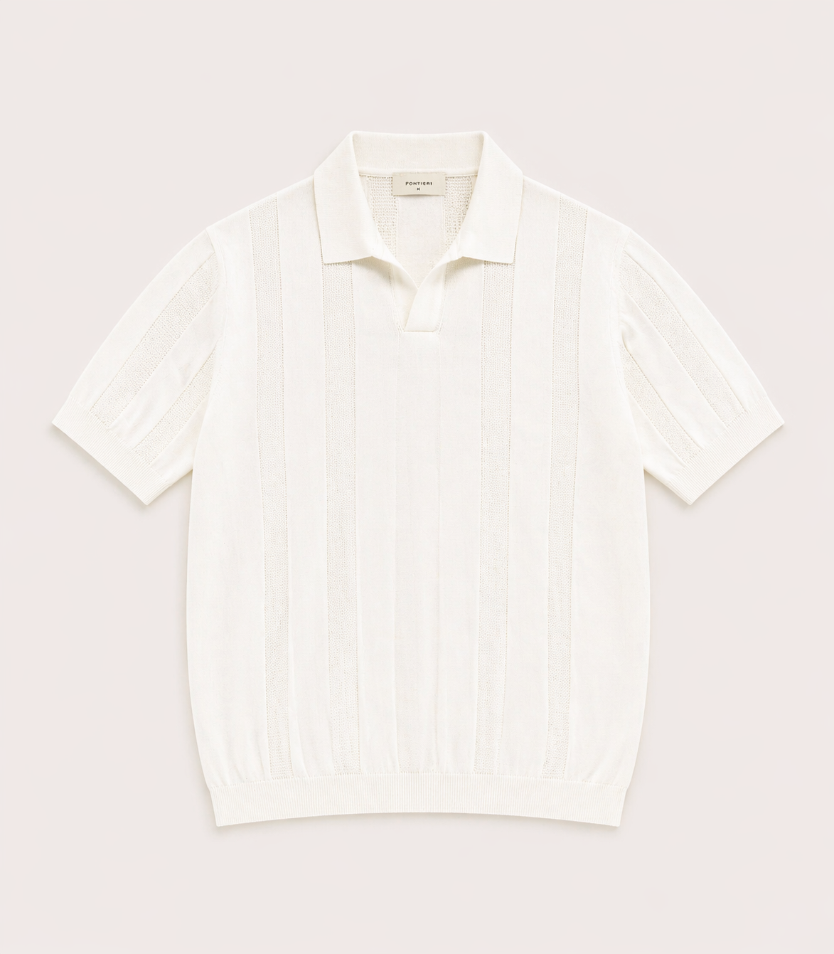 Polo in Maglia di Cotone fantasia