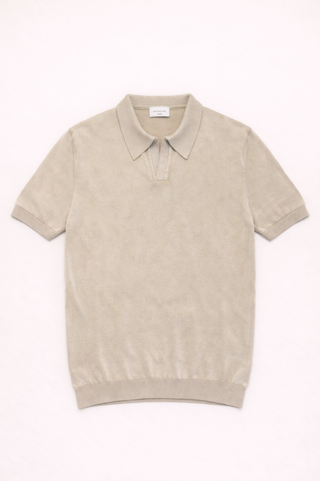 polo-maglia-cotone-made-in-italy-beige-still-life
