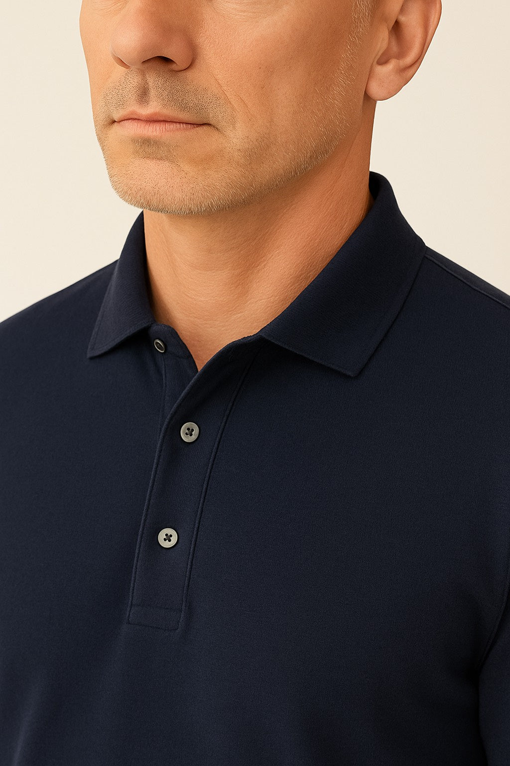 polo in maglia di cotone supima da uomo made in italy portofiori