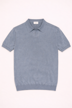 Polo in Maglia di Cotone