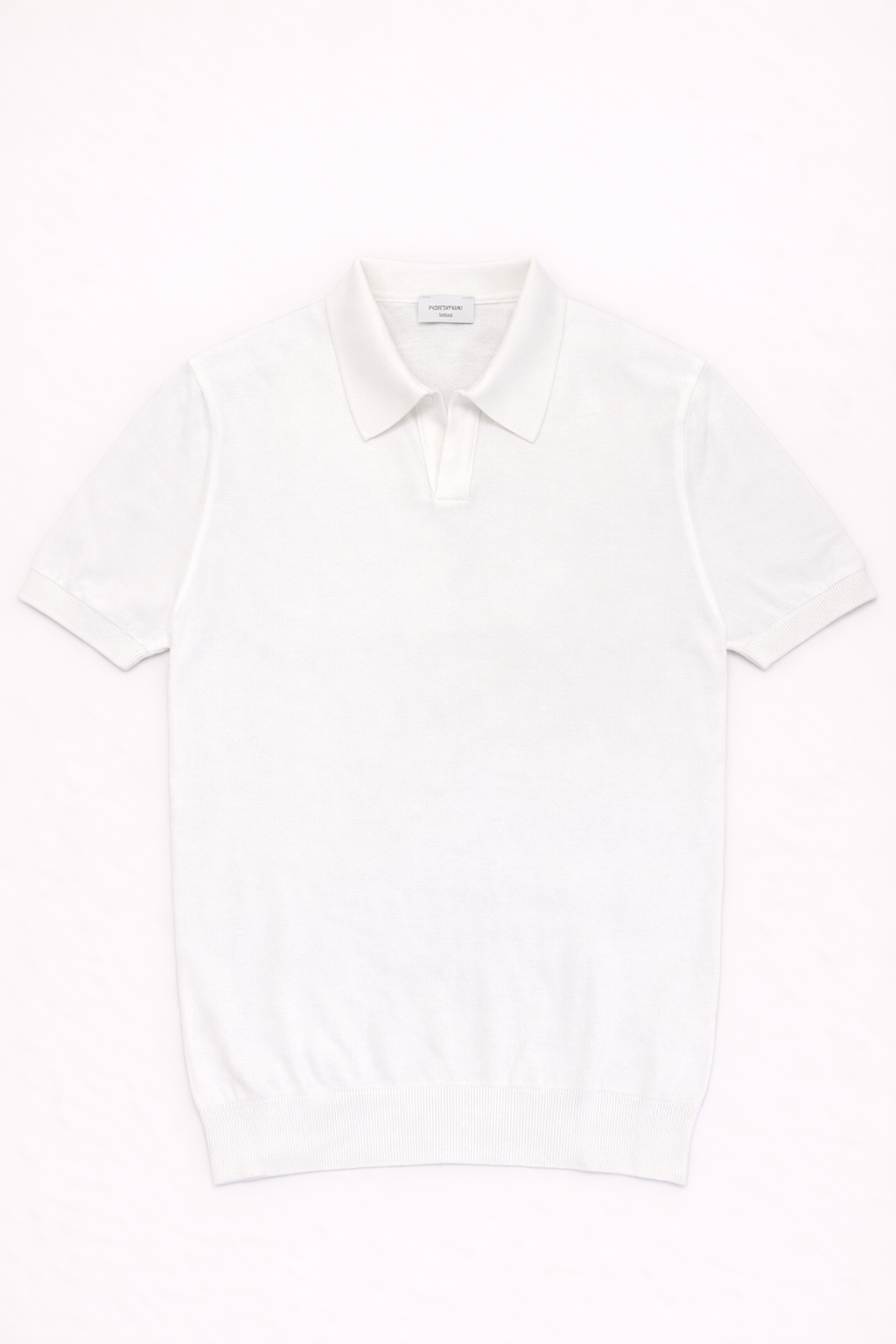 Polo in Maglia di Cotone