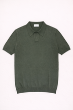 Polo in Maglia di Cotone