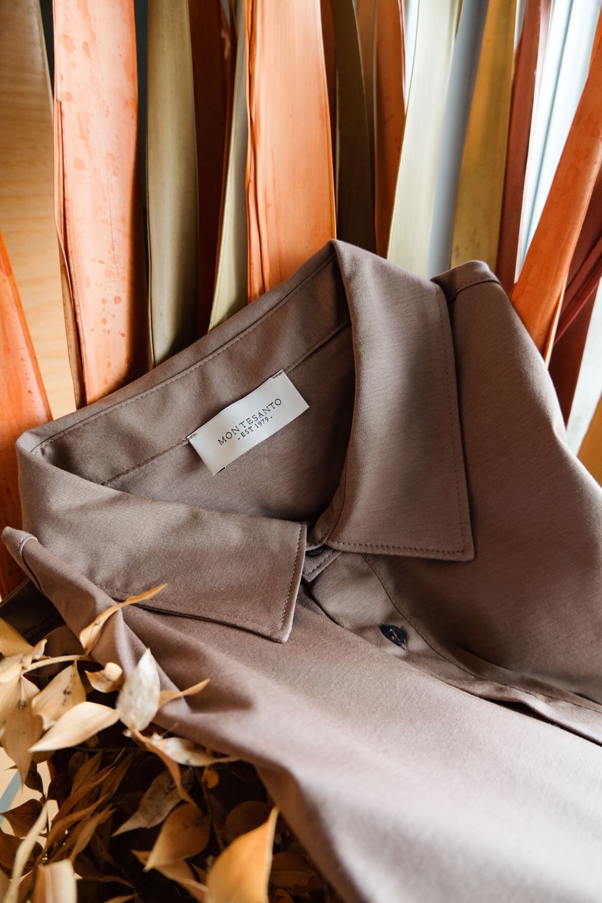 polo a tre bottoni di cotone in maglia da uomo made in italy