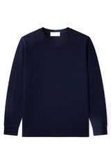 t-shirt-girocollo-blu-manica-lunga-cotone-egiziano-uomo-still-life