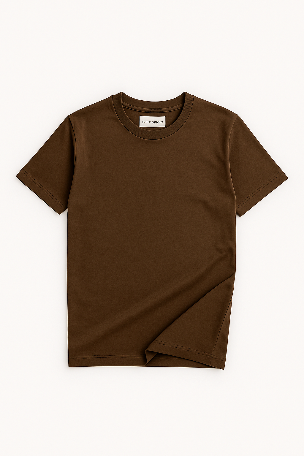 t shirt in maglia di cotone supima da uomo made in italy portofiori