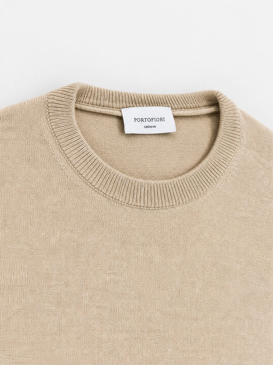 T-Shirt in Maglia di Cotone delavato