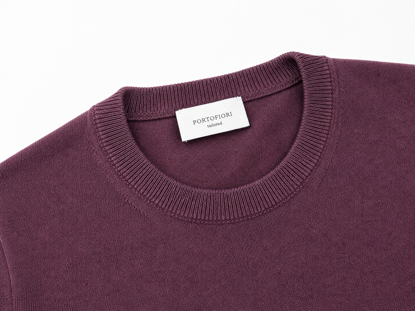 T-Shirt in Maglia di Cotone delavato