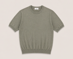 T-Shirt in Maglia di Cotone delavato