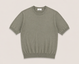 T-Shirt in Maglia di Cotone delavato
